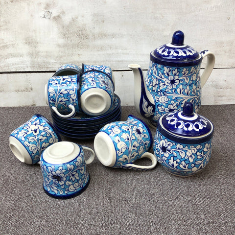 Breeze Blue Tea Set